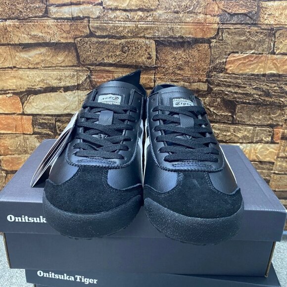 Unisex Onitsuka/Tiger MEXICO 66 Classic Athletic Shoes Sneakers Black - Picture 2 of 6
